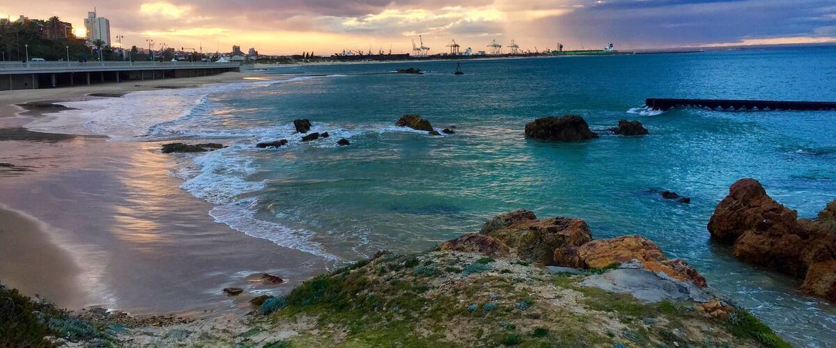 Now I know why people get excited about sunsets. And beaches. And sunsets on beaches.