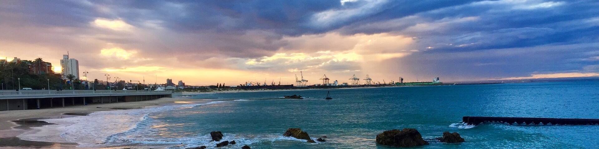 Now I know why people get excited about sunsets. And beaches. And sunsets on beaches.