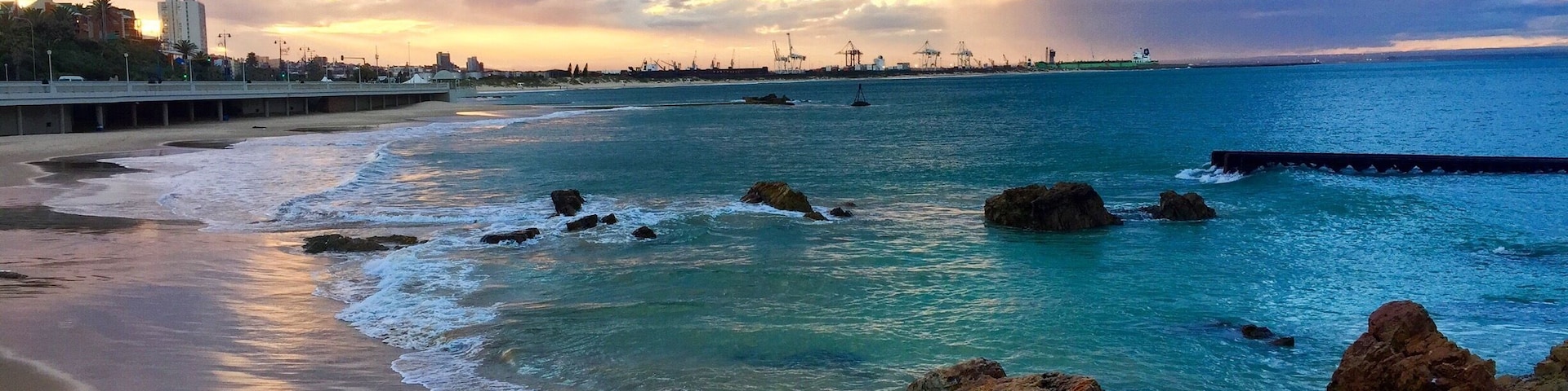 Now I know why people get excited about sunsets. And beaches. And sunsets on beaches.