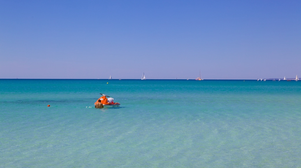 Palma de Mallorca which includes jet skiing and general coastal views