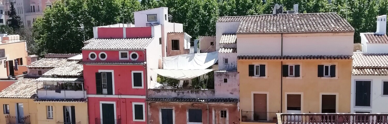 Petit Palace Hotel Tres. View from rooftop terrace to Cathedral “La Seu”. They have only 41 rooms in 16th century palace. #Mallorca
Plaça de la Drassana, 12, 07012 Palma
https://www.hoteltres.com/en/
https://www.lonelyplanet.com/spain/palma-de-mallorca/hotels/petit-palace-hotel-tres/a/lod/2fa2eef5-7875-4454-8bff-f002187cefc0/1004365