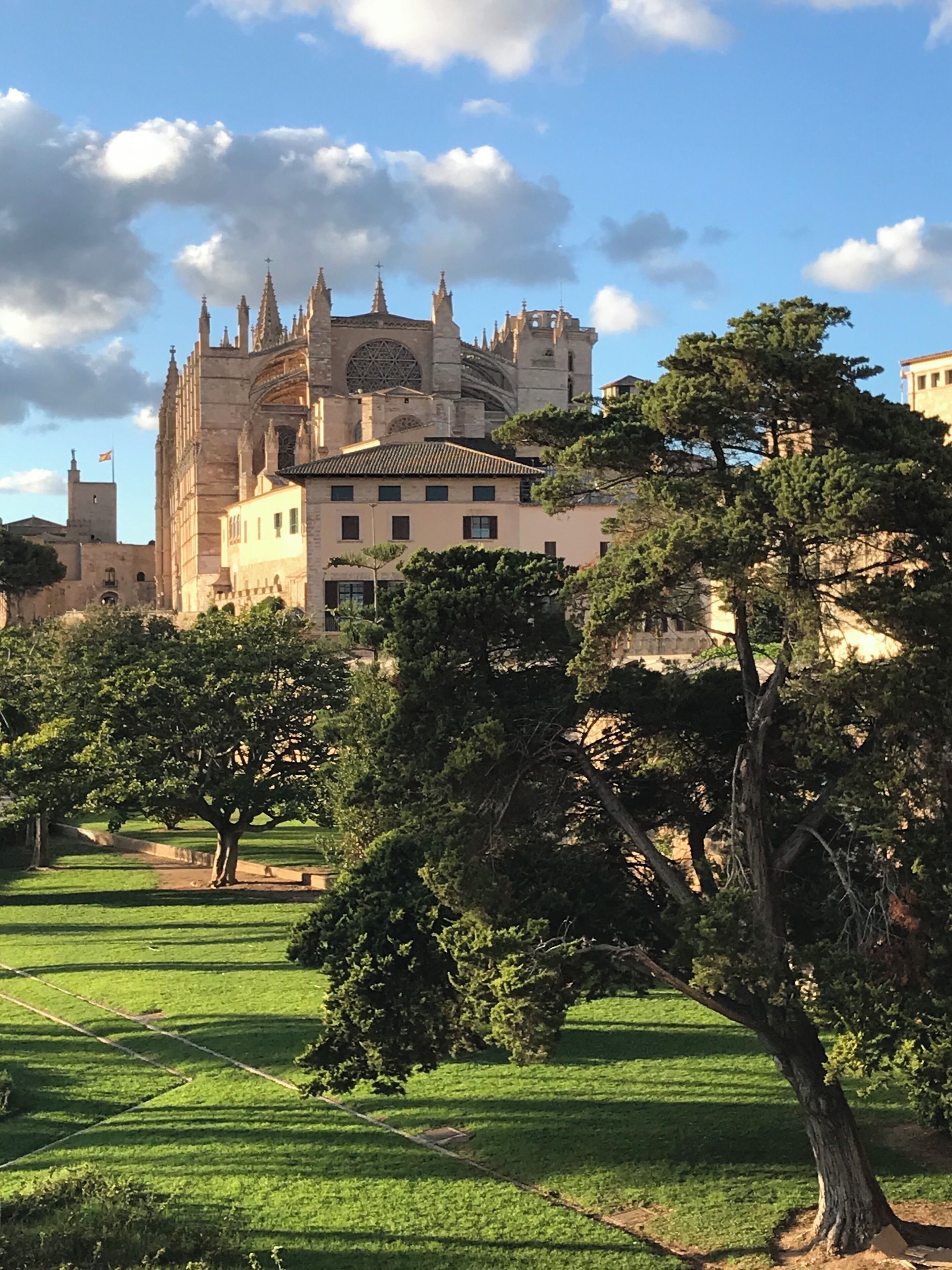 The cathedral of Santa Maria of Palma is a Gothic Roman Catholic cathedral in Palma de Mallorca, Spain. The building began in 1229 under King James I of Aragon but we’re only finished in 1601.
It is 40 metres wide and 121 metres long and with its nave being 44 metres tall, it is one of the highest Gothic Cathedrals.

#Spain #Mallorca #Palma #Cathedral #Architecture #Culture #Trovember