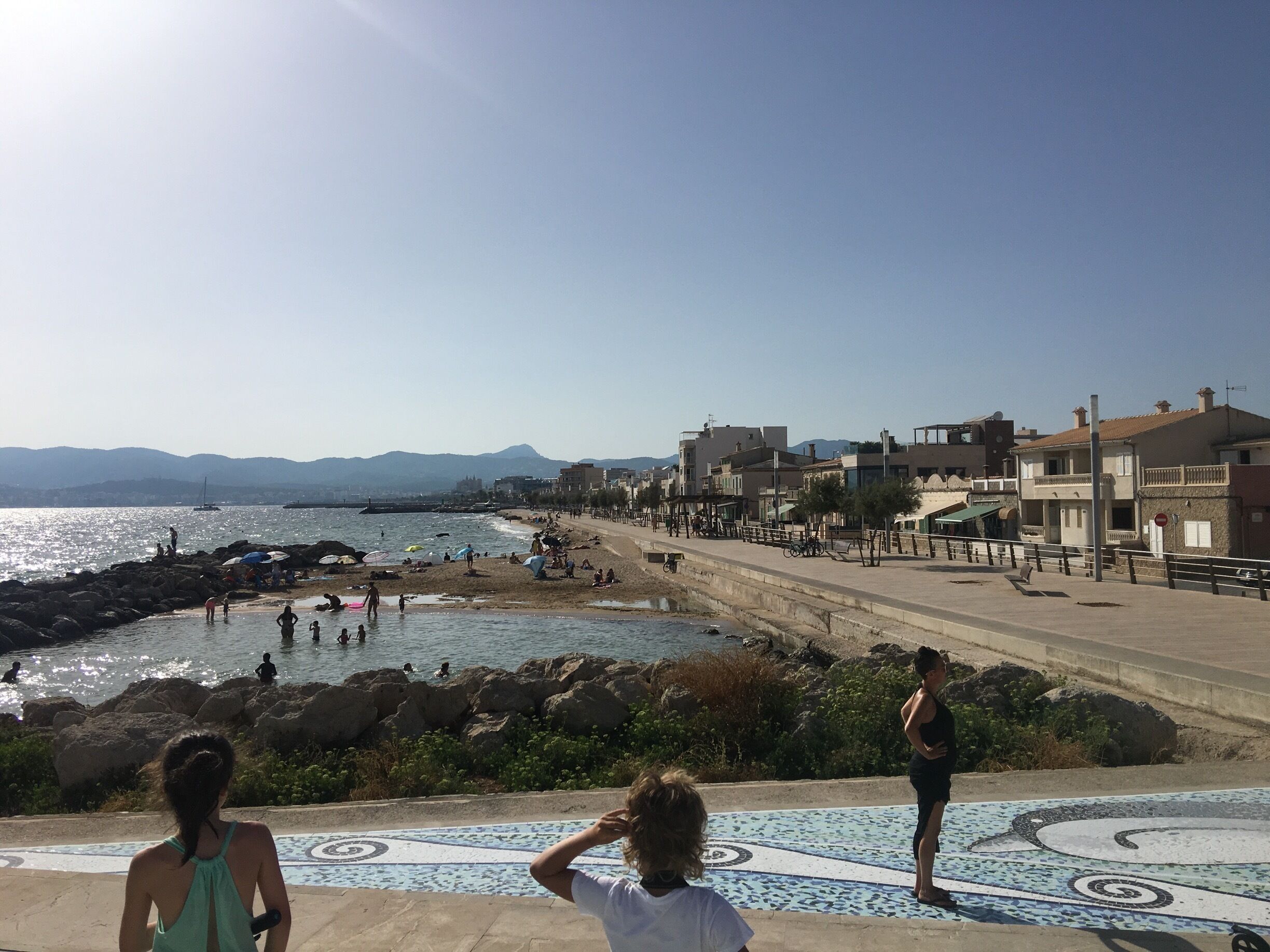 Walk by the beach near Portixol