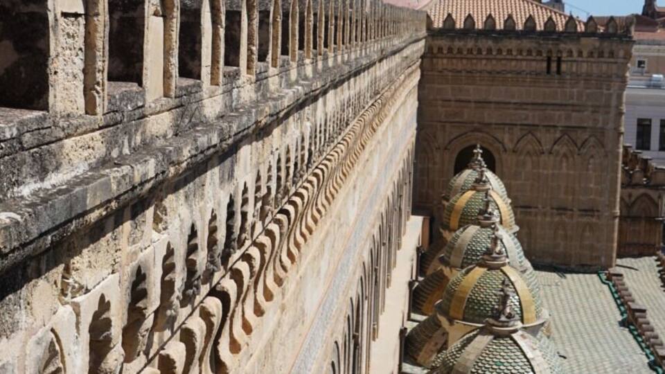 The roof of Palermo Cathedral, taken on the roof top tour. Access gained via winding spiral stone steps.
Great location.
Taken on a Sony a6000 with a 18-55 Sony zoom lens.