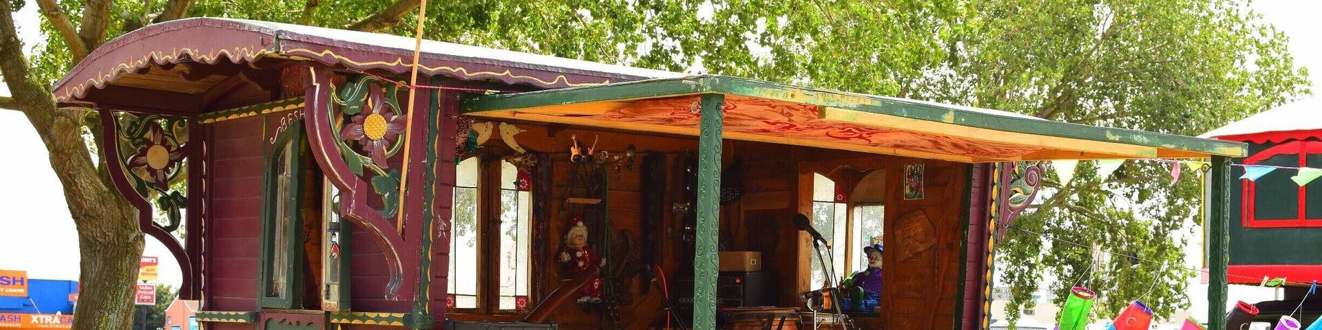 The Gypsy Fare which moves around the country. Always good to go and see what they are selling.