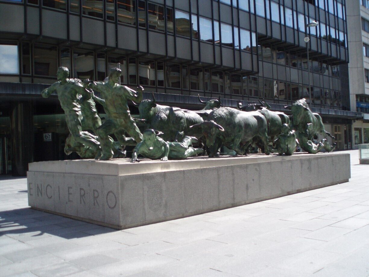 Monumento al Encierro de Pamplona 