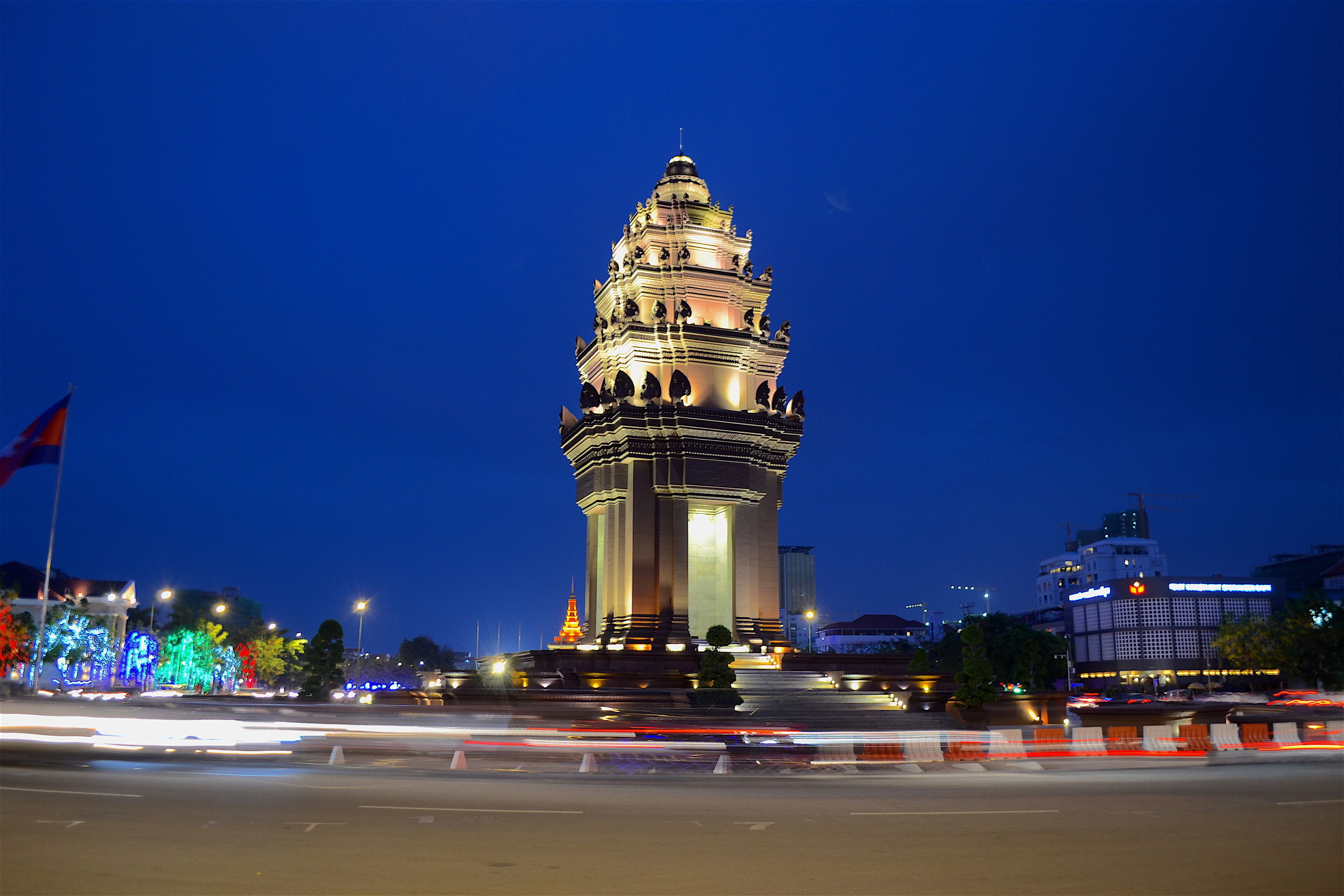 A long exposure photo of the Independence monument in Phonm Penh, Cambodia during evening.

#LifeAtExpediaGroup