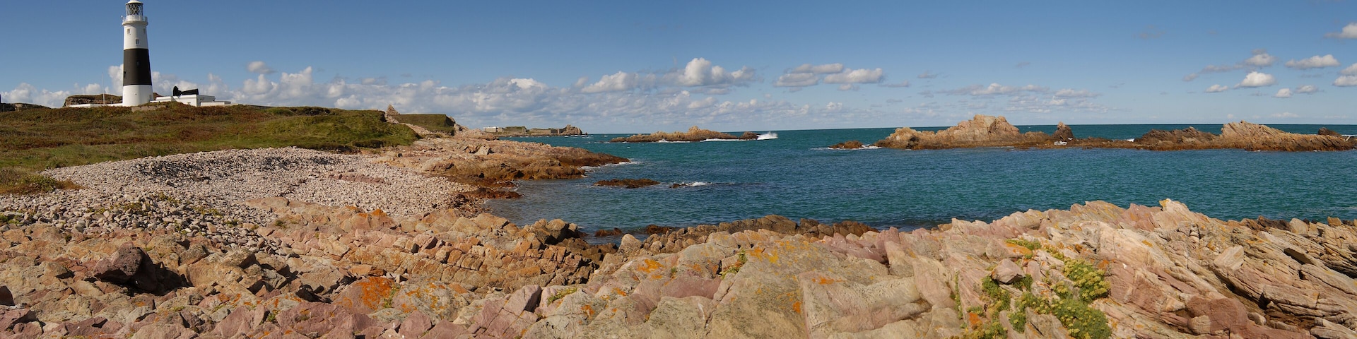 Alderney light house , Channel islands, UK