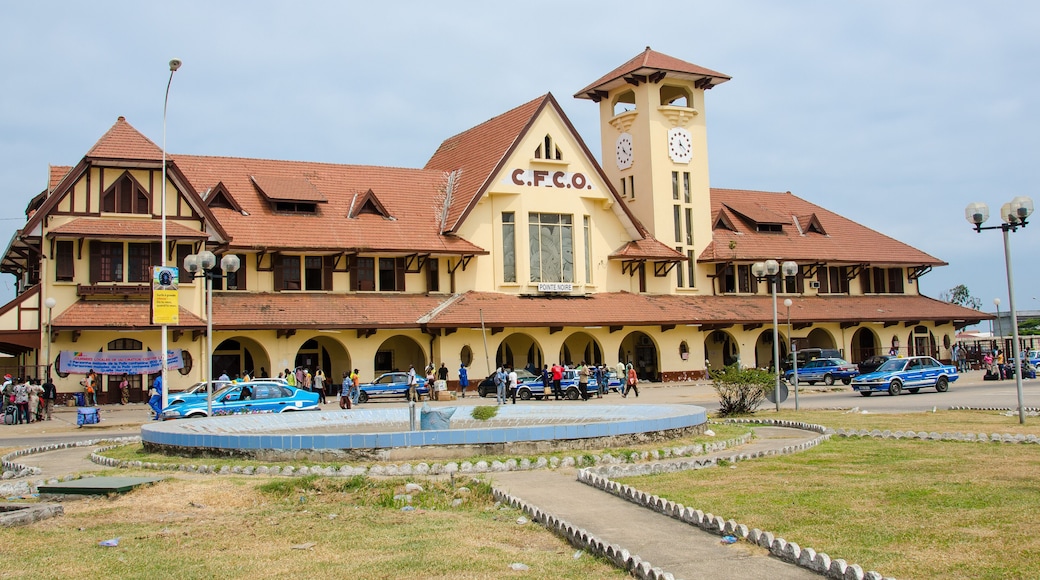 Railway station at Pointe-Noire, Republic of Congo
