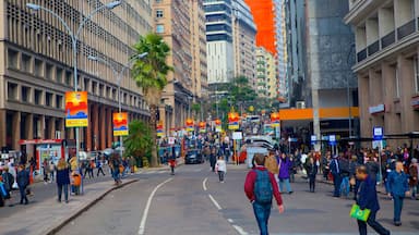Porto Alegre which includes street scenes as well as a large group of people