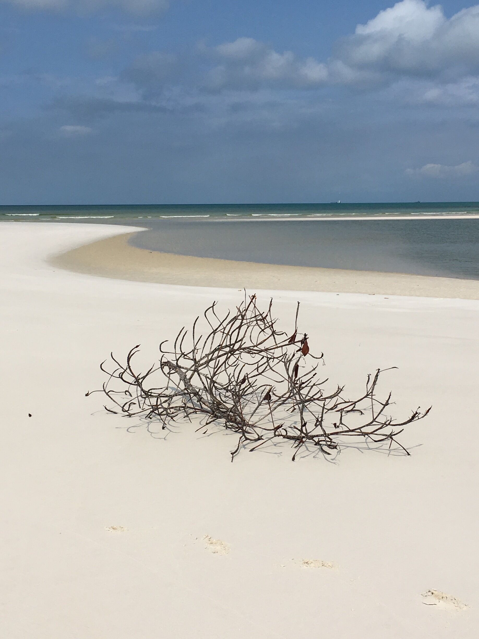 After 20 minutes of boat, you can find this beautiful beach, very quiet.