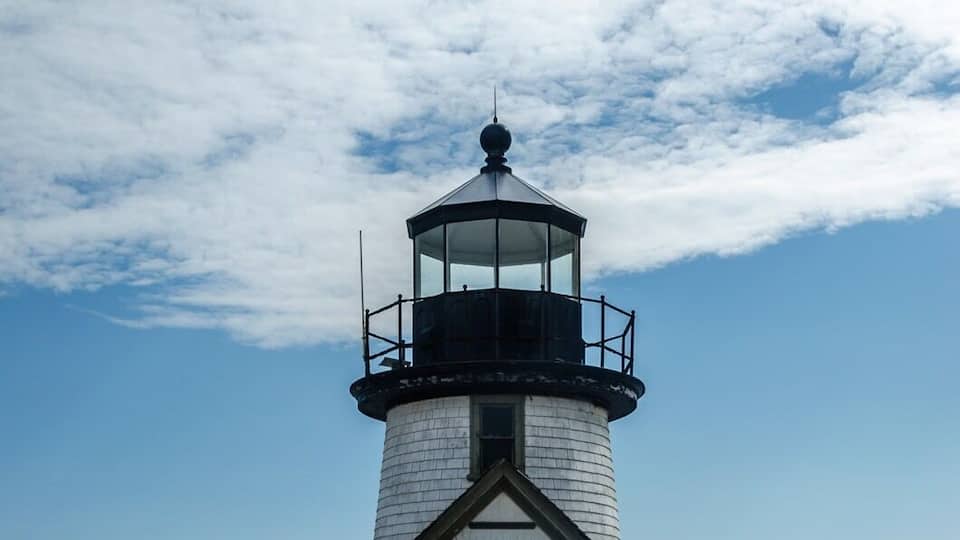 A welcome site as visitors come into the Nantucket Harbour on the ferry.