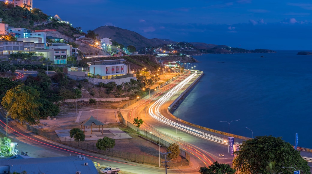 Evening Ela Beach Road Port Moresby