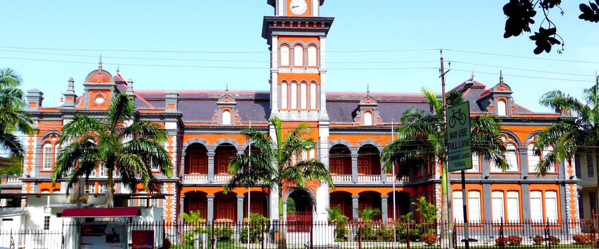 The building, which is home to one of the top colleges in Trinidad and Tobago, Queen's Royal College or known locally as QRC, was opened in 1904. One of the most striking of the Magnificent Seven the main block was fully restored in 2009 and features a clock tower with a clock that chimes. Check out the rest of the The Magnificent 7 buildings in Trinidad and Tobago. http://travelwith2ofus.com/the-magnificent-7-a-visitors-delight-in-trinidad-and-tobago.php
#travel #Architecture #StunningStructures #TrinidadAndTobago #Caribbean #Buildings