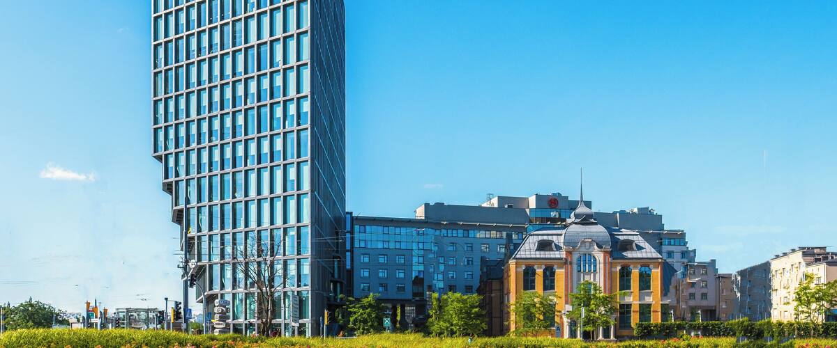 The Baltyk tower in Poznan by MVRDV architects, built between 2011 and 2017.