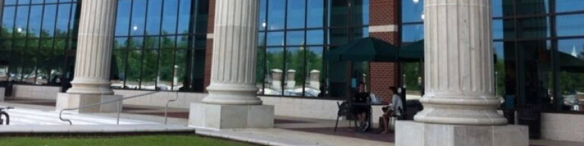 Baylor sciences building, beautiful. If you look at a satellite view of this building along with the McLane Student Center, it looks like a bear claw
