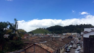 Looking towards the Morro, the pyramid from 1500BC