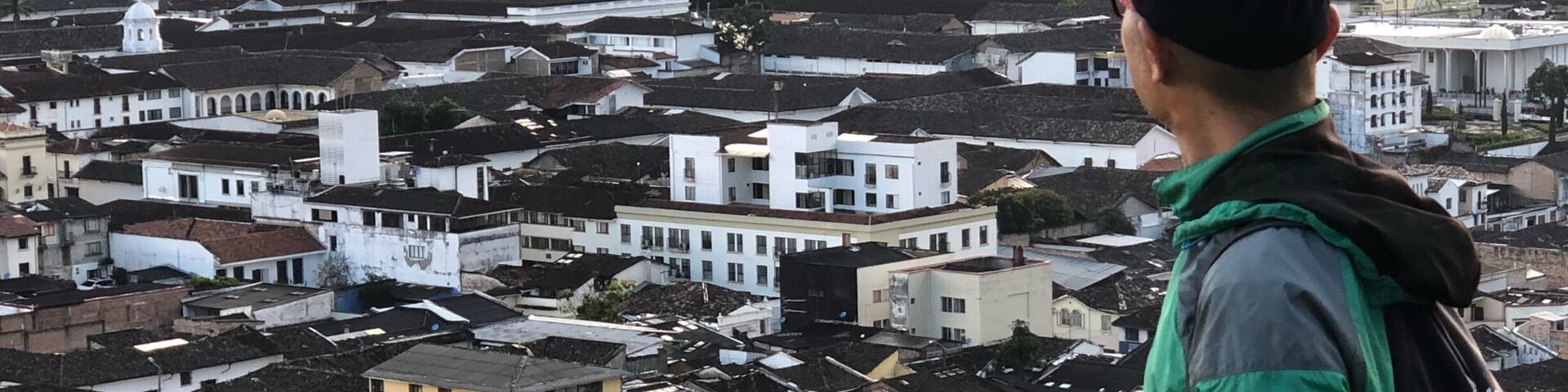 Panoramic view of Popayan
