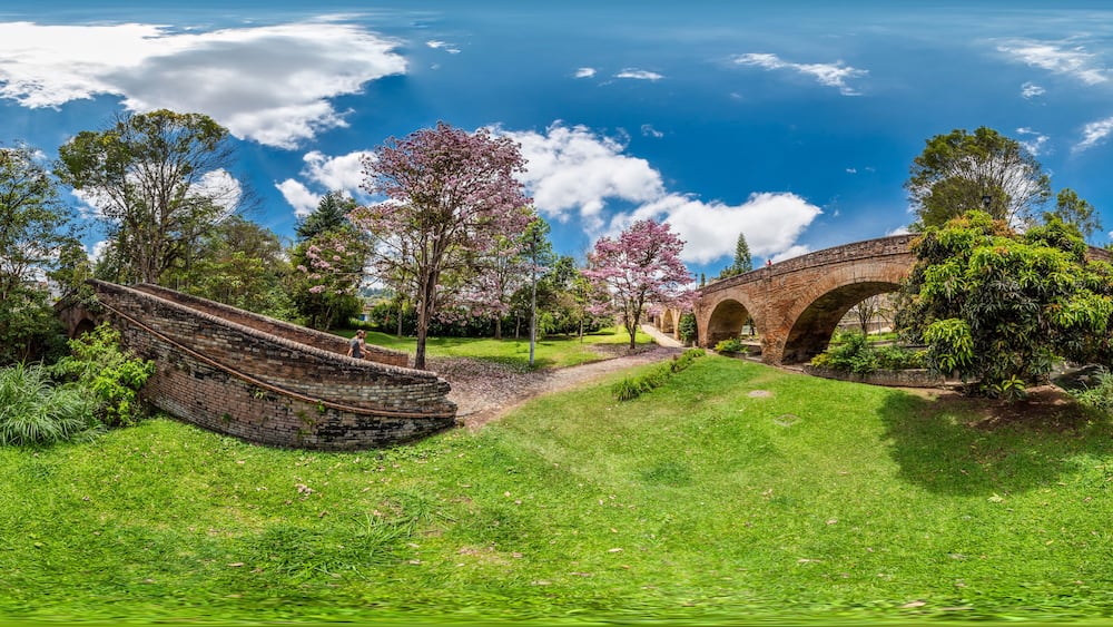 PUENTE DEL HUMILLADERO FOTO 360 VR REALIDAD VIRTUAL POPAYÁN