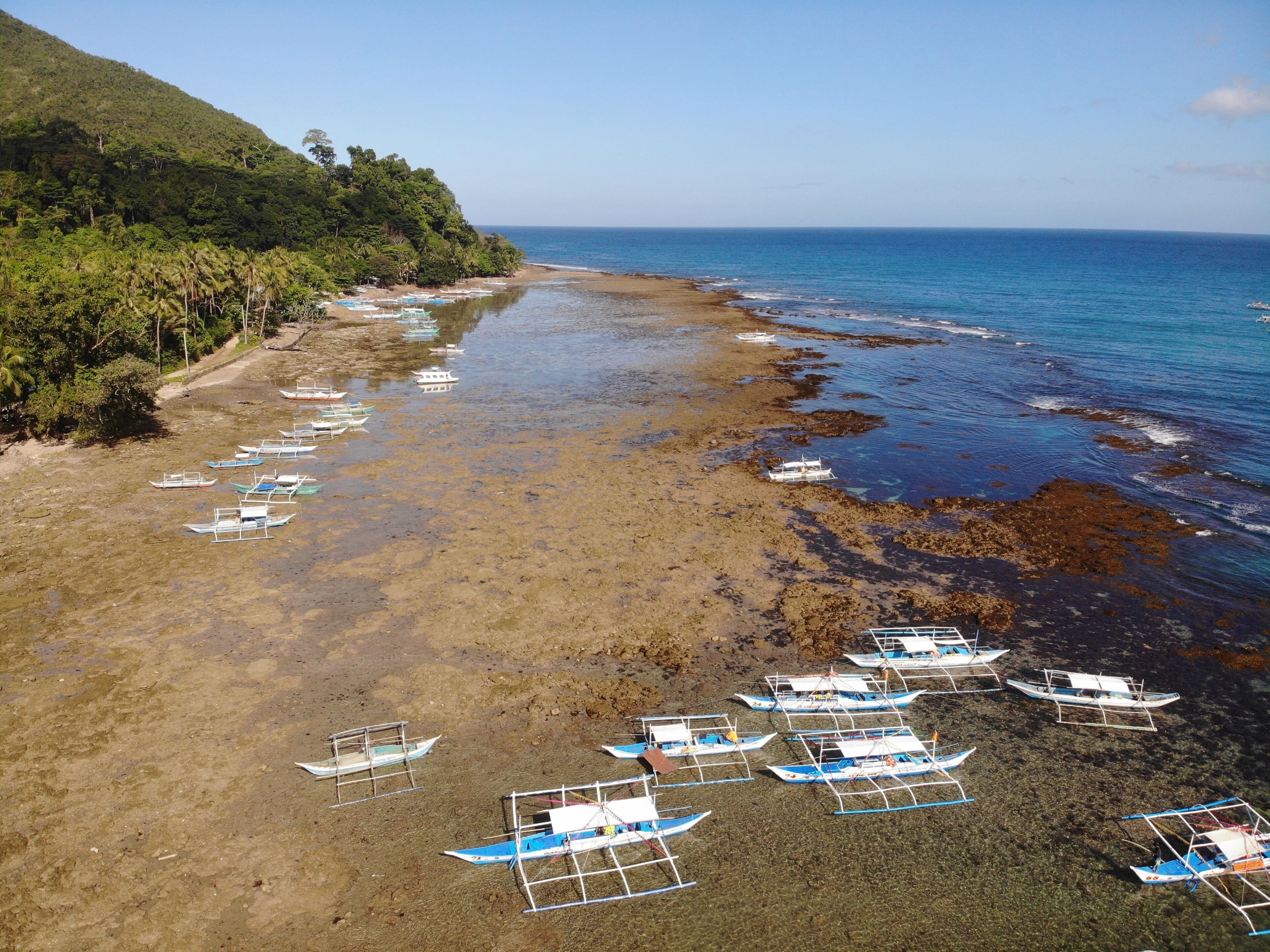 The port where you board the boat to the unesco site, Underground River