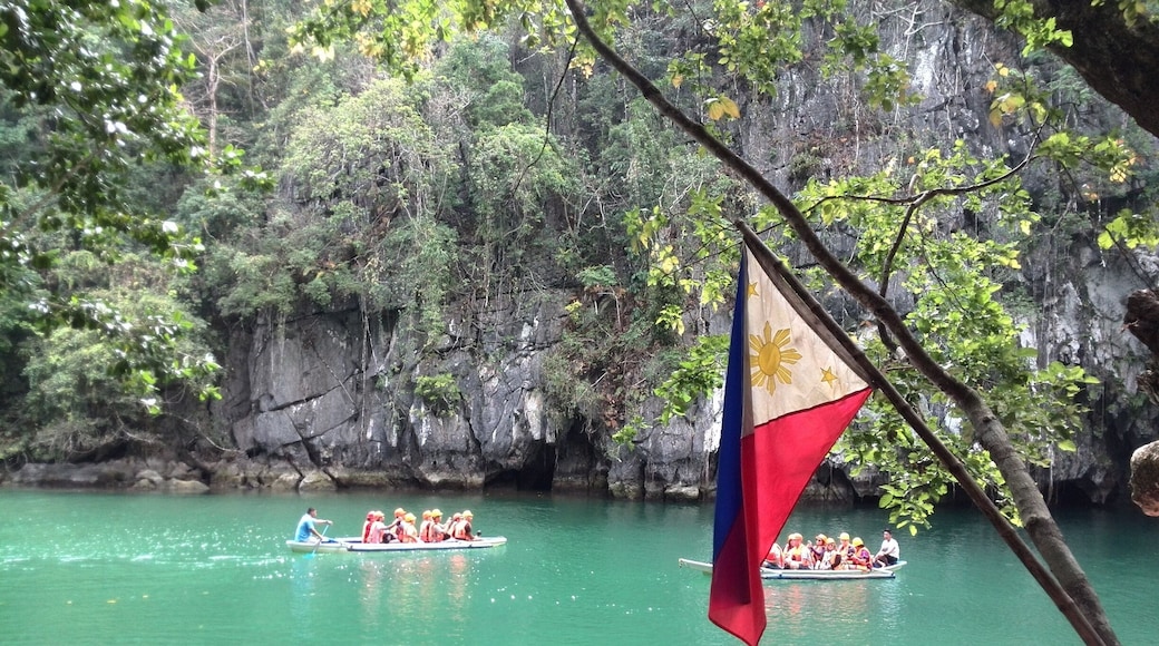 "Said to be the longest sailed underground river in the world"