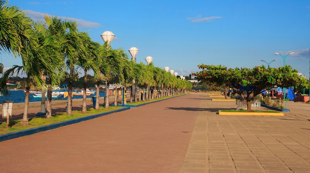 Baywalk of Puerto Princesa city. Palawan island. Philippines.