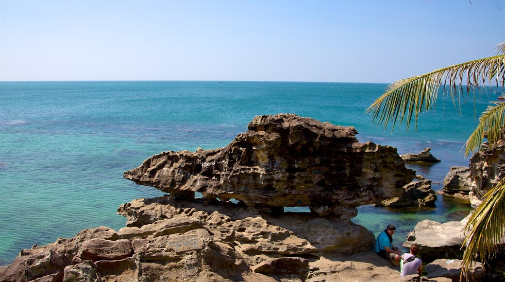 Phu Quoc Island showing rocky coastline and general coastal views