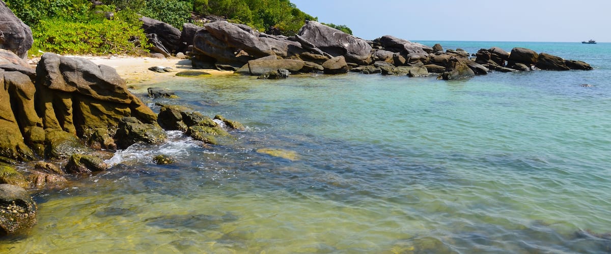 Rocks and Cliffs at Bai Kem forest in Phu Quoc island. Phu Quoc is the best island for tourist in Viet Nam. it's also near Sihanoukville, Cambodia