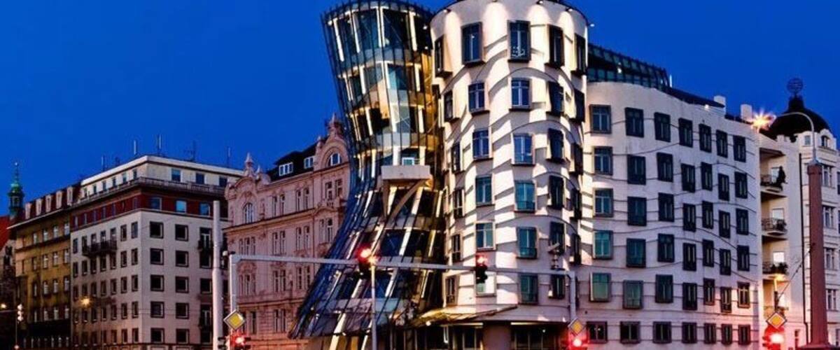 Prague! Beautiful Prague, bohemian Prague, unique Prague with her Dancing house - Tančící dům.  #AmazingPlaces #LifeAtExpedia #MiraclesManMade