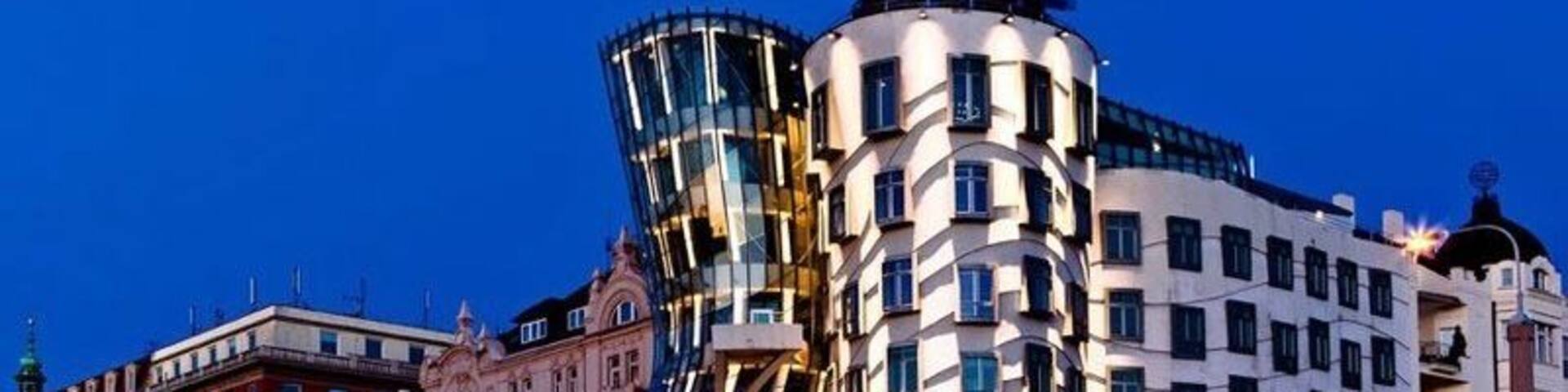 Prague! Beautiful Prague, bohemian Prague, unique Prague with her Dancing house - Tančící dům. #AmazingPlaces #LifeAtExpedia #MiraclesManMade