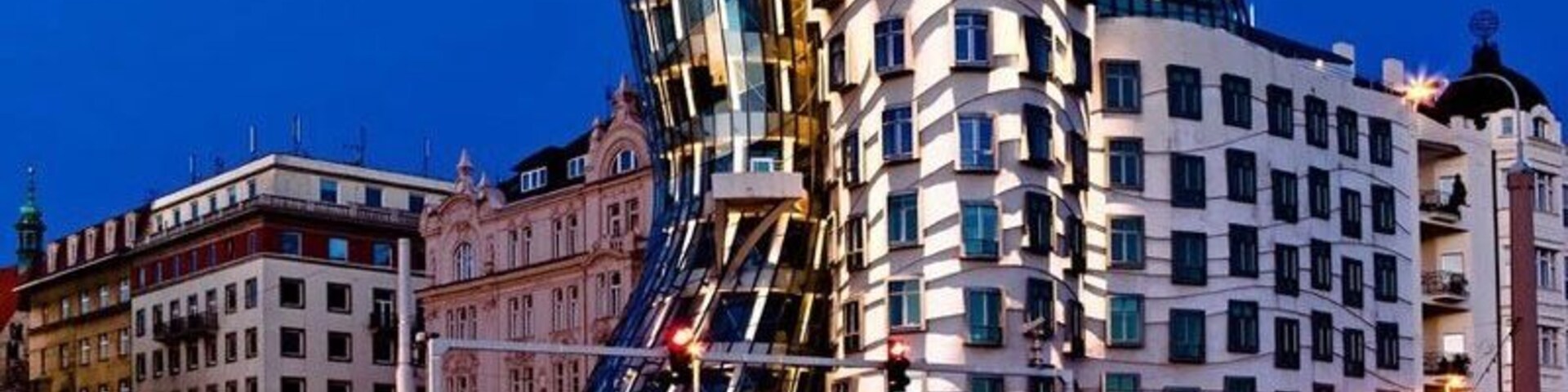 Prague! Beautiful Prague, bohemian Prague, unique Prague with her Dancing house - Tanฤรญcรญ dลฏm.  #AmazingPlaces #LifeAtExpedia #MiraclesManMade