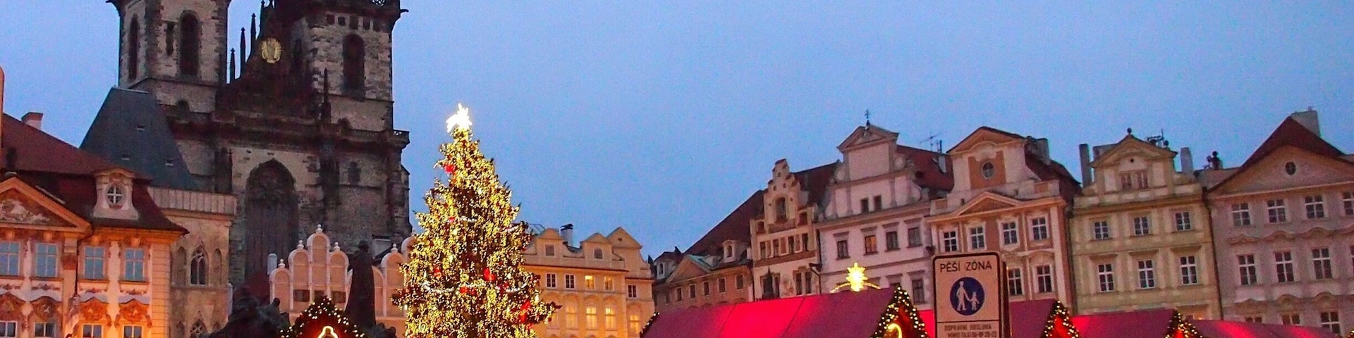 The Prague Christmas #market in Old Town Square is a treat for all your senses. It's visually stunning, it's filled with the sound of live Christmas music, everything tastes good, and most memorable for me, it smells incredible. They cook with spices that I couldn't identify, but it was an exotic, Christmasy scent that I loved.