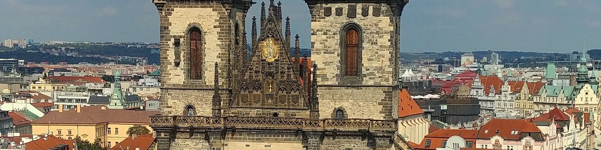 View of the church of Our Lady before Tyn, from the Old Town Hall (Prague)