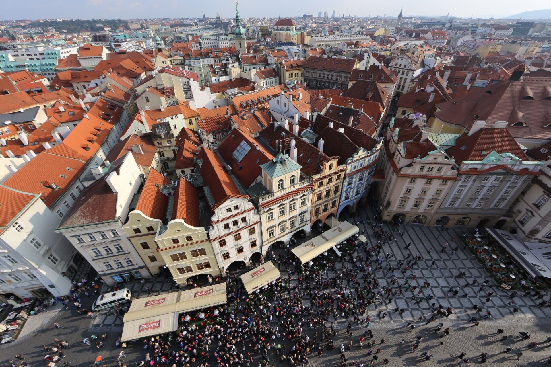 Bird view of Prague @ Prague, Czech