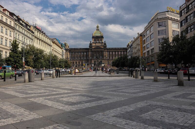 Just under the imposing National Museum building, you’ll find a statue of St. Wenceslas, who is known as Václav in Czech and is the subject of the Christmas song, "Good King Wenceslas".