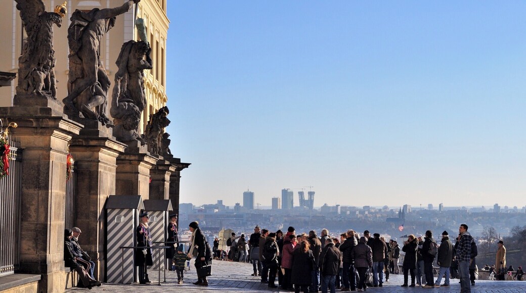 view from the square in front of the president's residence