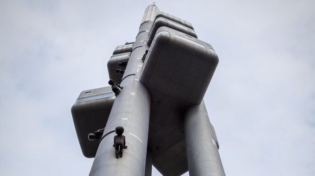 Černy's "Babies" - babies crawling up one of the world's (most voted) ugliest buildings.