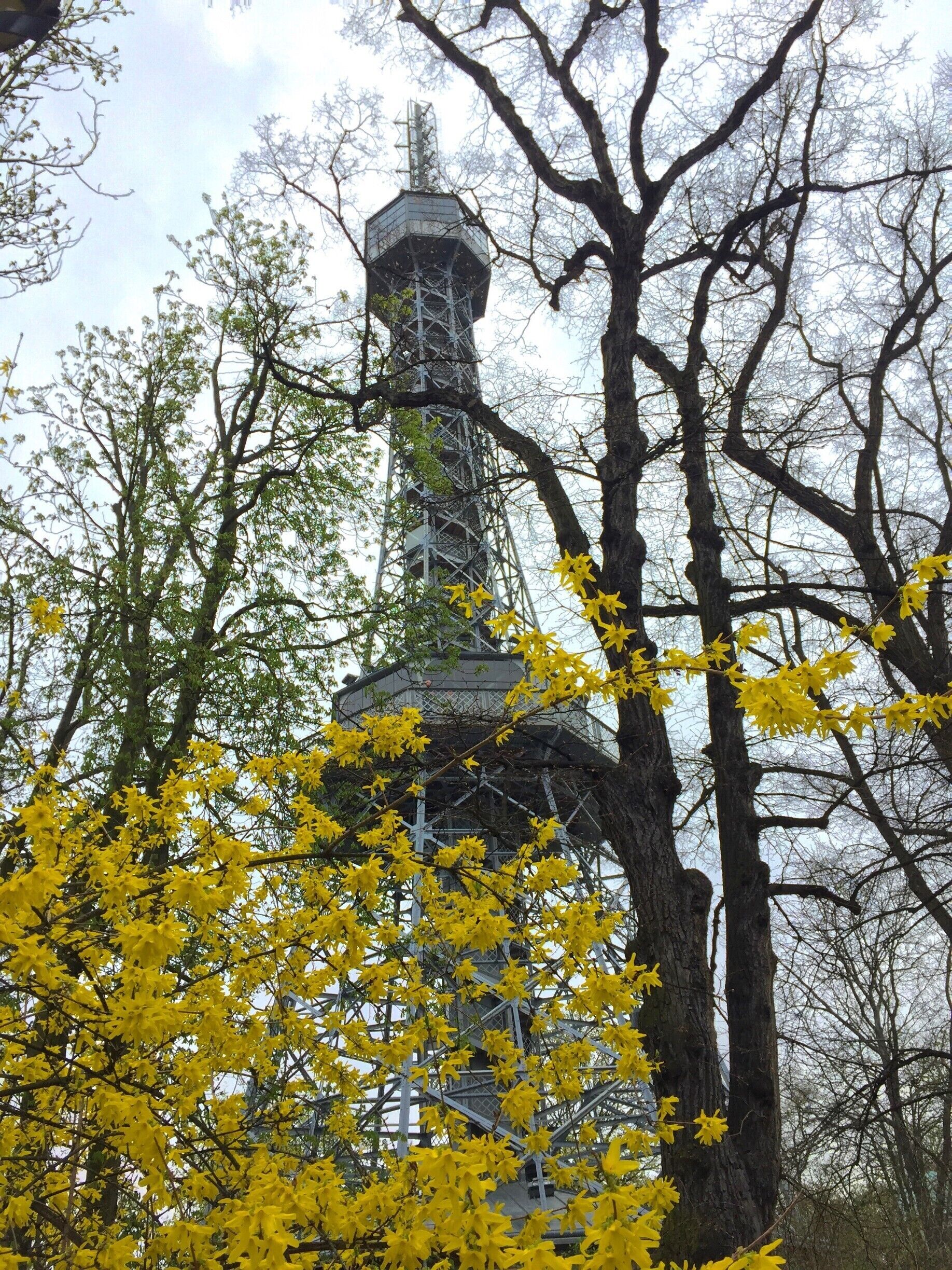 Known as the "Little Eiffel Tower" the Petrin Tower has great views of Prague. We went up at noon and listened to the church bells ringing all across the city. 