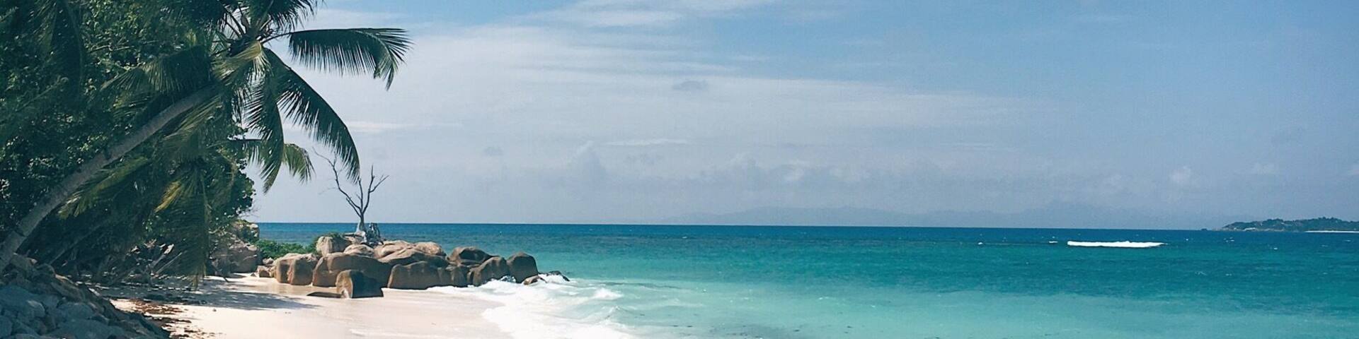 Praslin, the second largest island in Seychelles can be reached via a short domestic flight from Seychelles International Airport or a scenic catamaran ride from the jetty - both in Mahè.
No matter which direction you look or corner you turn, you would find palm-fringed, pristine beaches with the clearest and bluest of waters.
Anse Volbert (Côte D’ Or), Anse Lazio and Anse Georgette are the most frequented beaches and though the popular ones, can still be serene and uncrowded.
#TroveOn
#Seychelles
#Praslin
#TroverTips