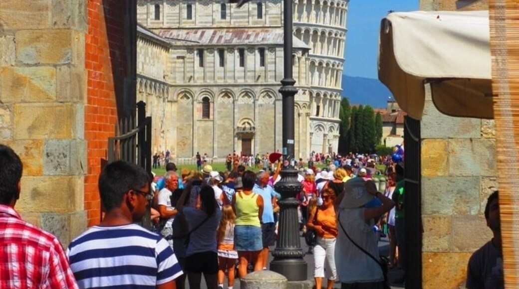View of the Leaning Tower