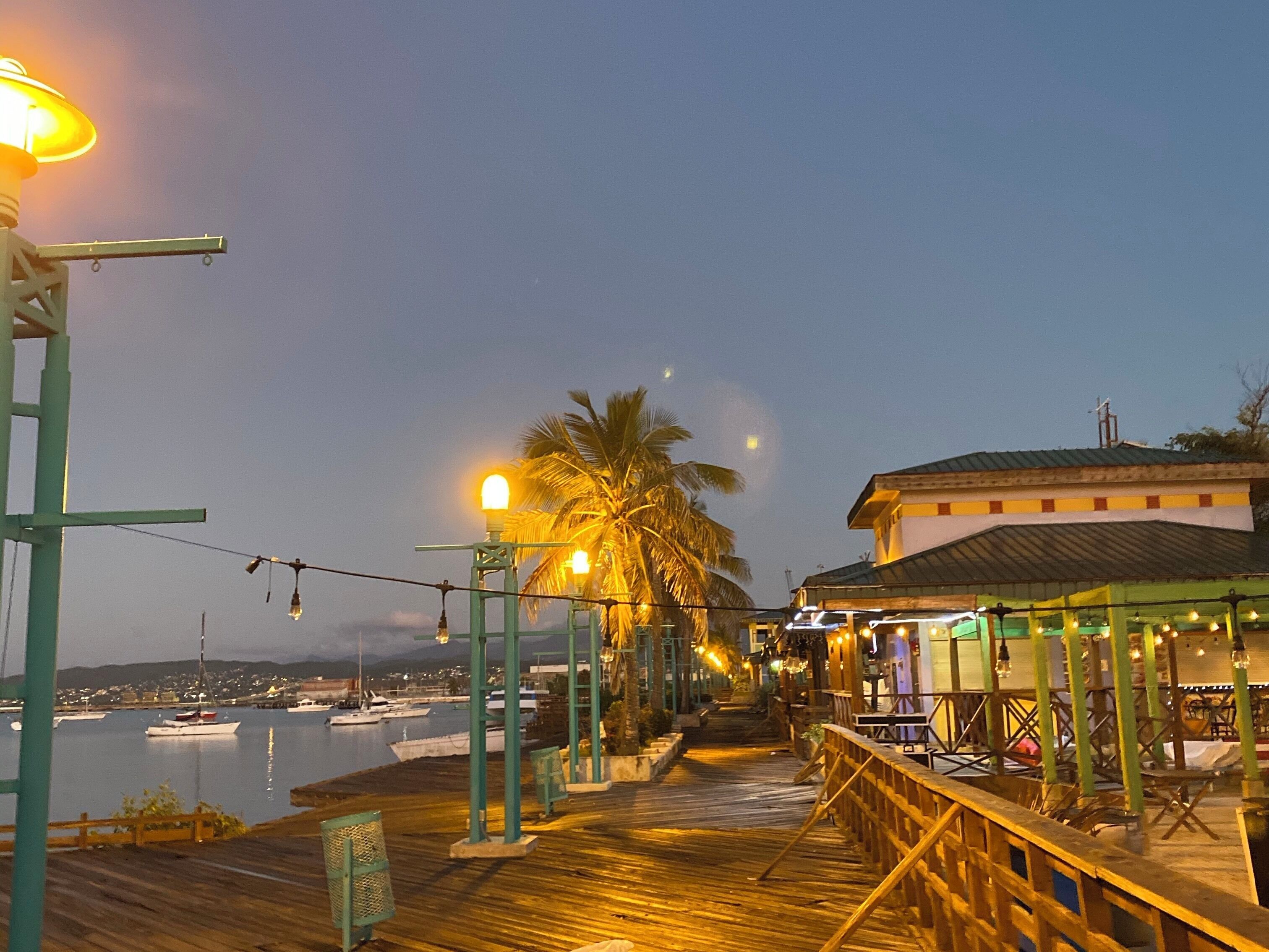 Great boardwalk part of Ponce a bit of a departure from the architecture of downtown