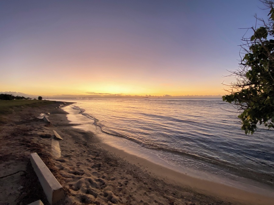 Looking out to “Coffin Island” at sunrise. It’s a 7.8 mile charter, and there are many in the area.