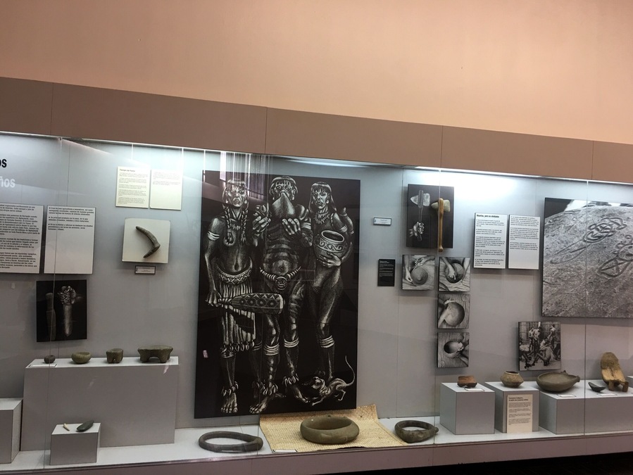 This is the oldest indigenous site in the Caribbean. Over 4500 years old. This is the view from inside the museum.