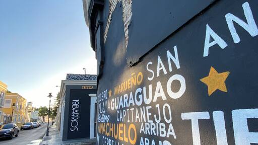 Great pizza and yet another mural