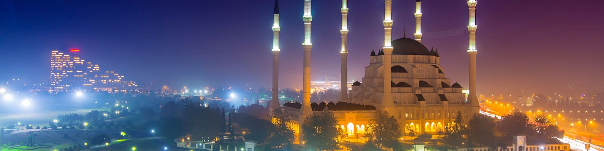 Turkey and the Middle East's biggest mosque. Located in the Reşatbey district of Adana, south of Central Park and on the west bank of the Seyhan River,.