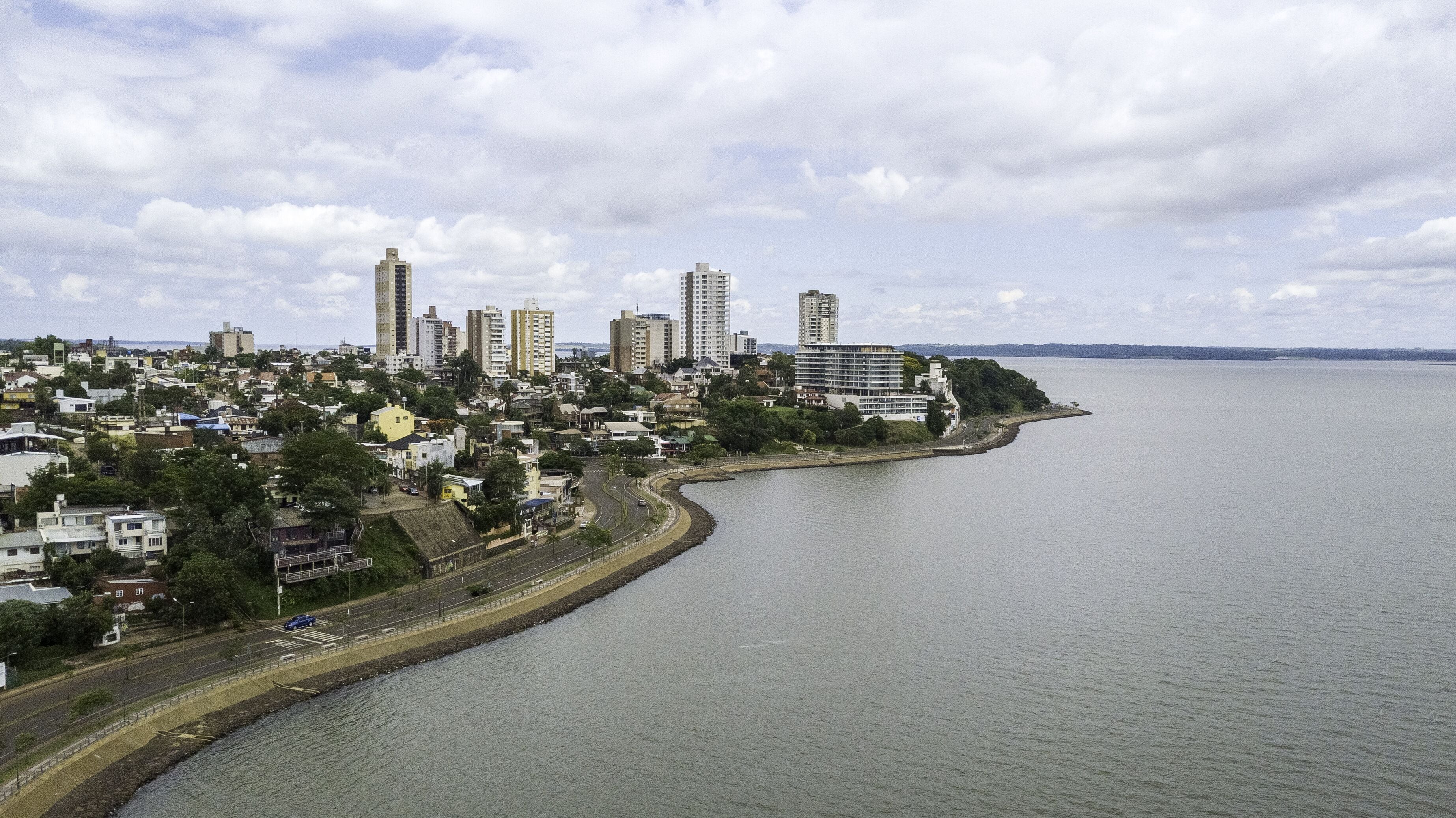 Panoramic view of the city of Posadas. Missions. Argentina