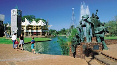 Polokwane featuring a park, outdoor art and a statue or sculpture
