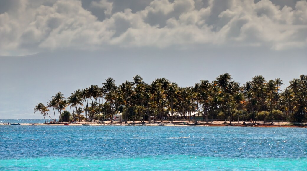 La plage de la Caravelle à Grande Terre Sainte-Anne en Guadeloupe