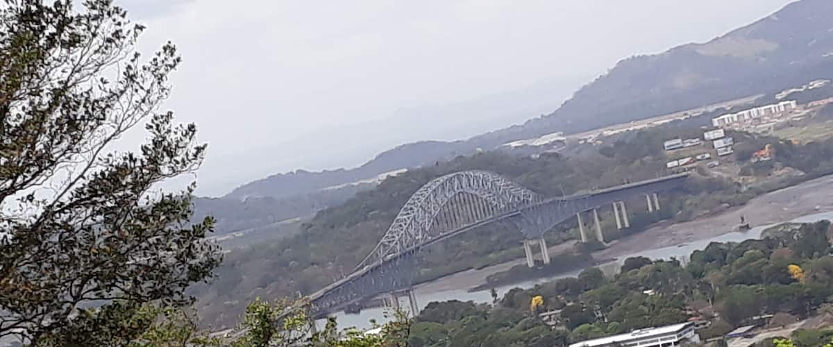 Nice view of the Las Americas Bridge from Cerro Ancon Hill.  Best place to admire the Panama Canal, Panama City Skyline and see the nature. #LifeAtExpedia