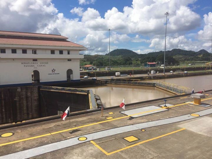 One of the locks of the Panama Canal.